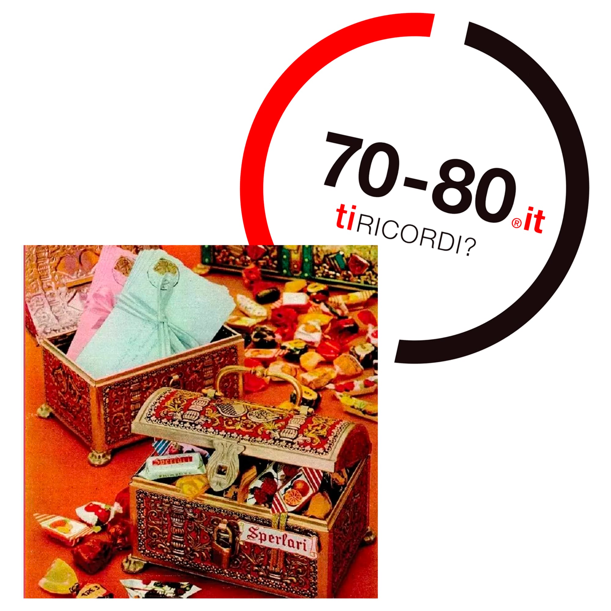 SETTANTAxOTTANTA: Anni 70. Si diffondono in tutte le case i cofanetti Sperlari, ma il regalo erano le caramelle o la scatola