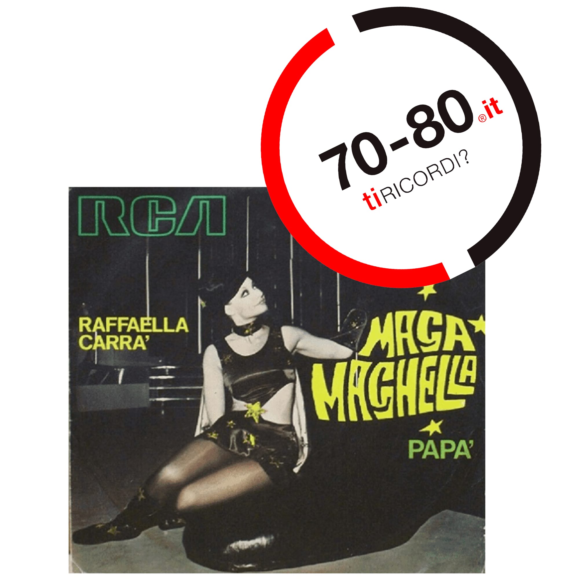 SETTANTAxOTTANTA: 1971. Raffaella Carrà, la più amata dagli italiani, s’inventa la mini astrologa Maga Maghella