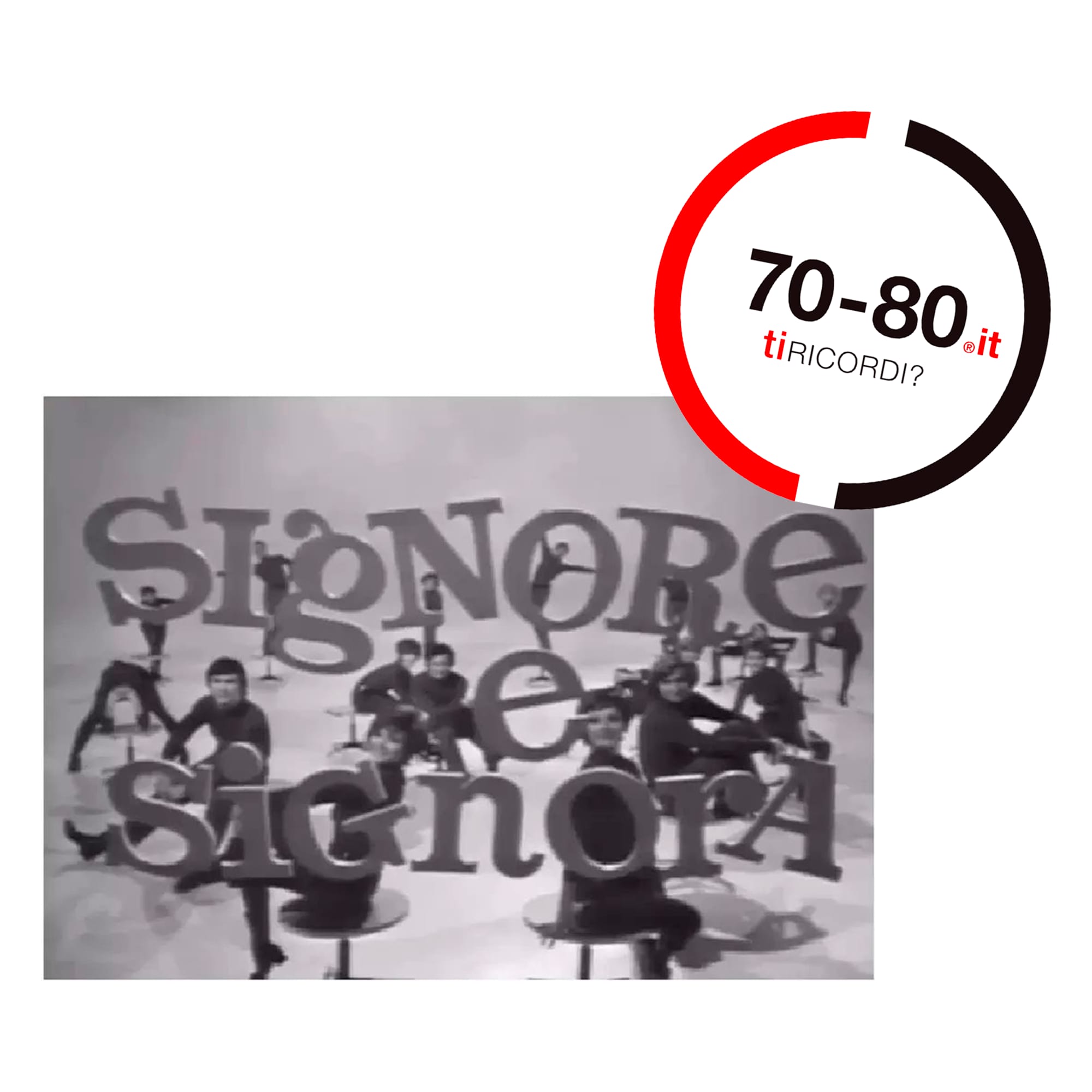 SETTANTAxOTTANTA: 1970. La coppia moderna arriva in tv con Signore e signora, con Lando Buzzanca e Delia Scala