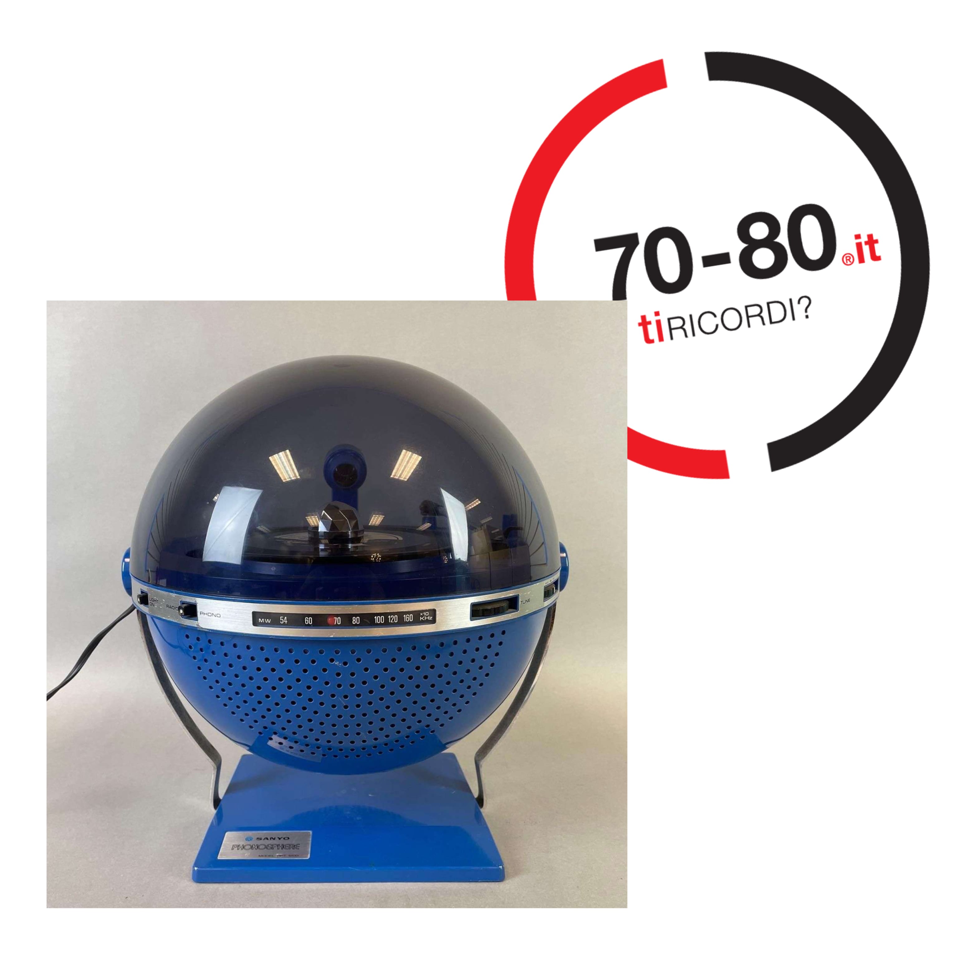 SETTANTAxOTTANTA: 1973. Il Sanyo Phonosphere scatena la passione di chi ama i viaggi spaziali