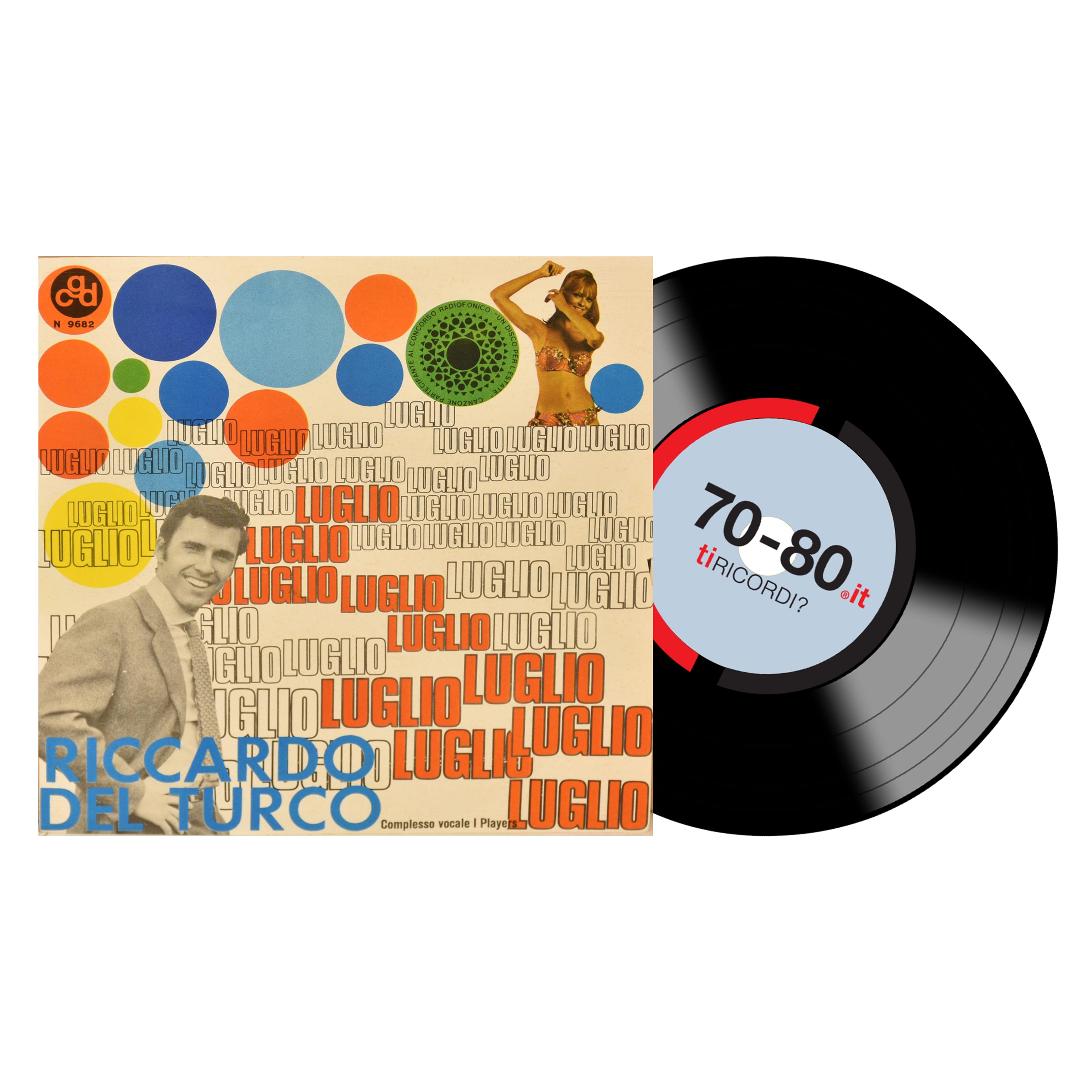 SETTANTAxOTTANTA: 1968. Luglio di Riccardo del Turco arriva in vetta alla Hit Parade