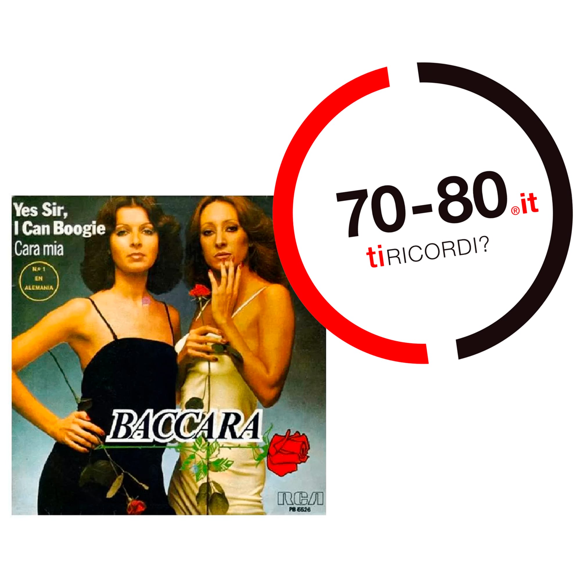 SETTANTAxOTTANTA: 1976. Le Baccara cantano, anzi, sussurrano, Yes sir, I can boogie. Diverrà un classico della sexy disco