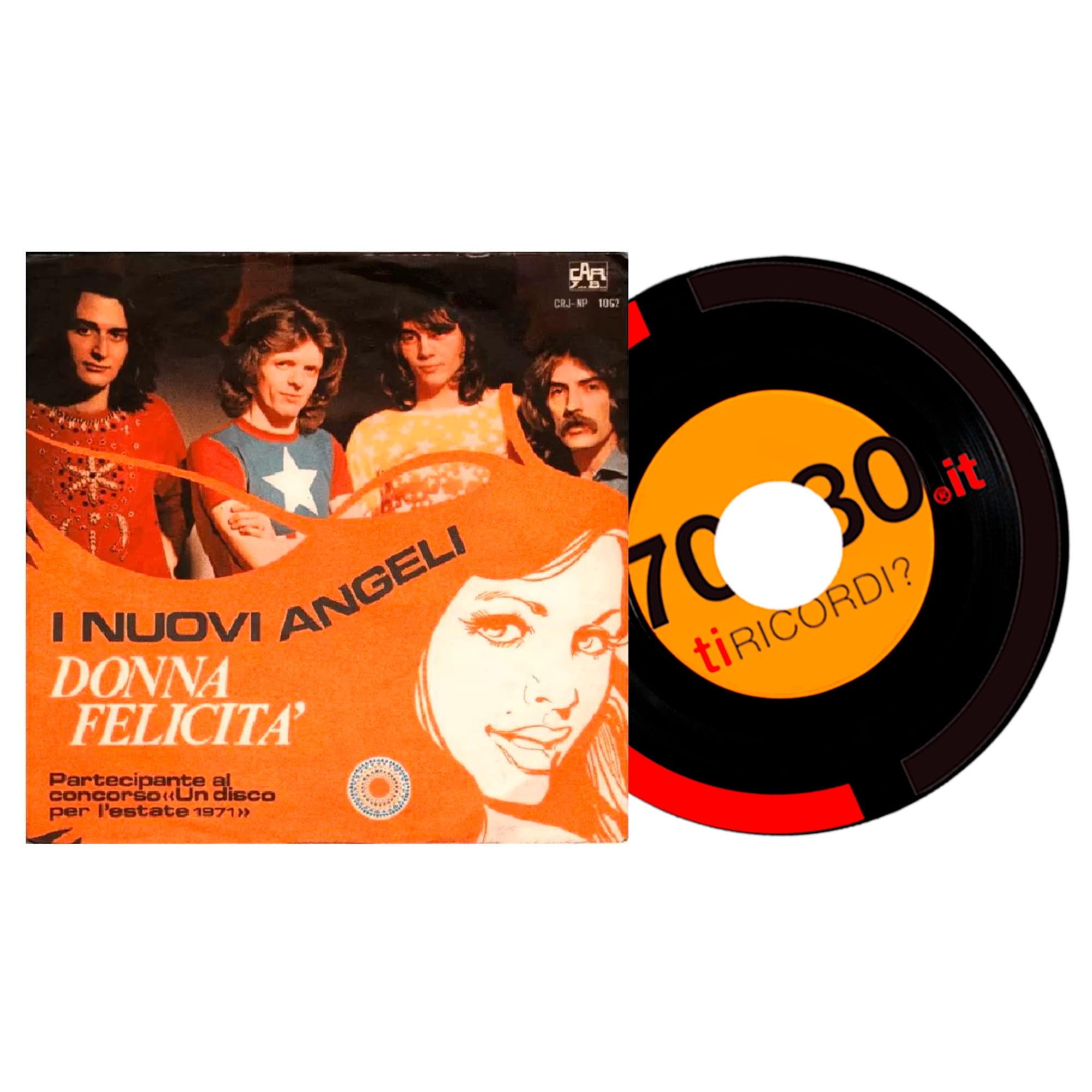 SETTANTAxOTTANTA: 1971. Roberto Vecchioni coi Nuovi Angeli si prende gioco della censura RAI con Donna Felicità che la darà, la sua rosa