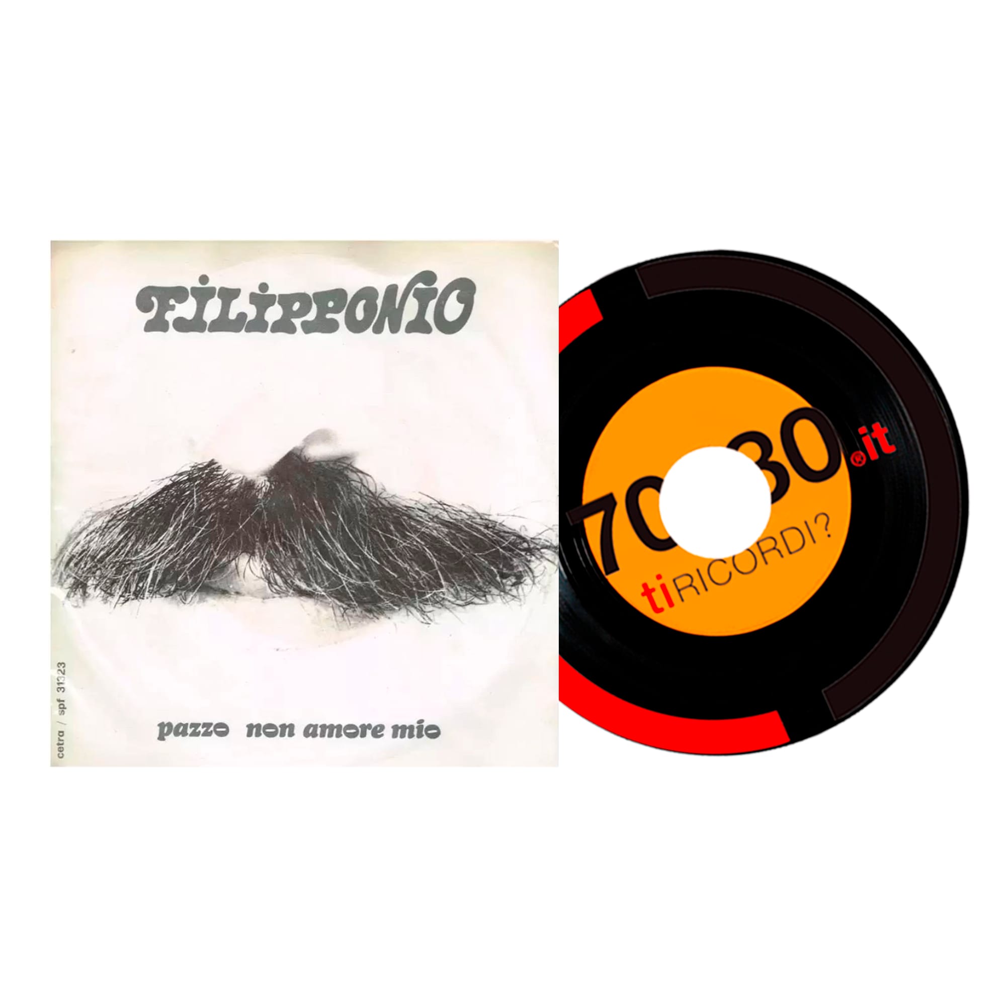 SETTANTAxOTTANTA: 1977 Filipponio canta Pazzo non amore mio con il suo stile singolare