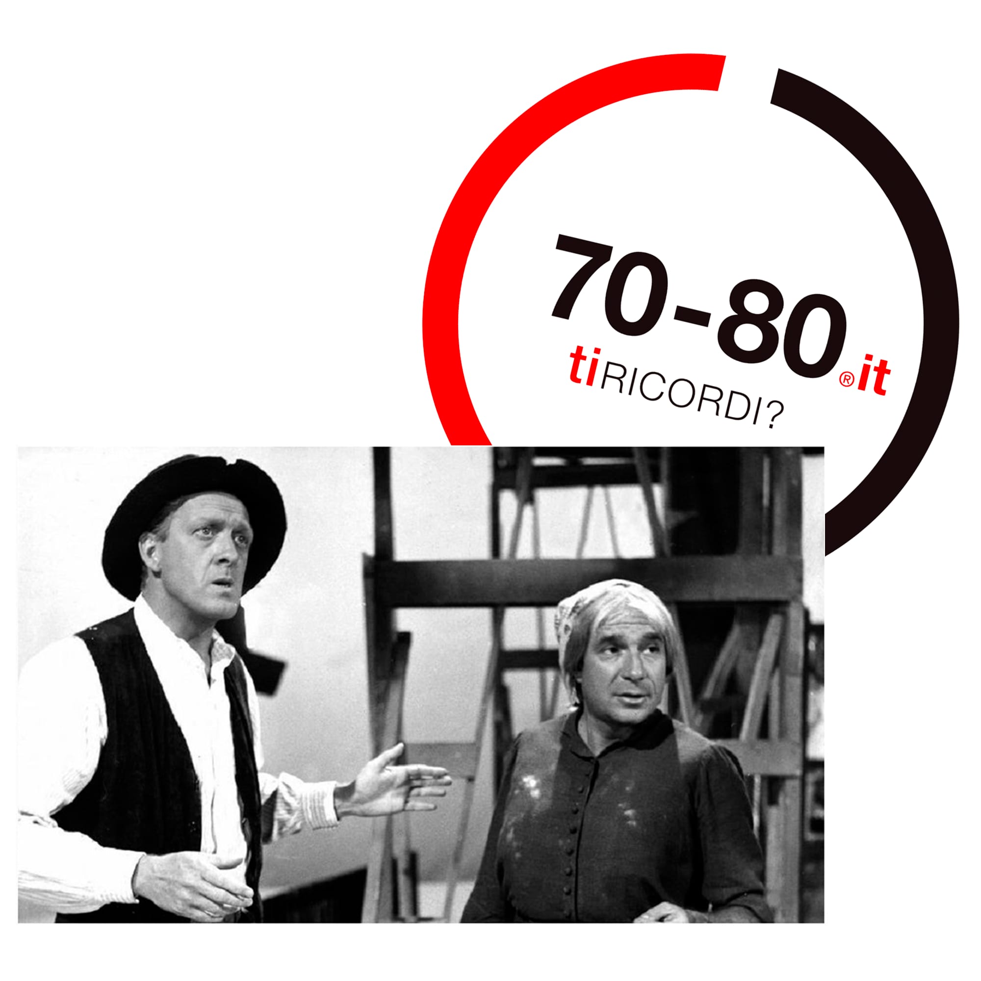 SETTANTAxOTTANTA: 1959. Raimondo Vianello e Ugo Tognazzi scherzano sul presidente della Repubblica e vengono licenziati