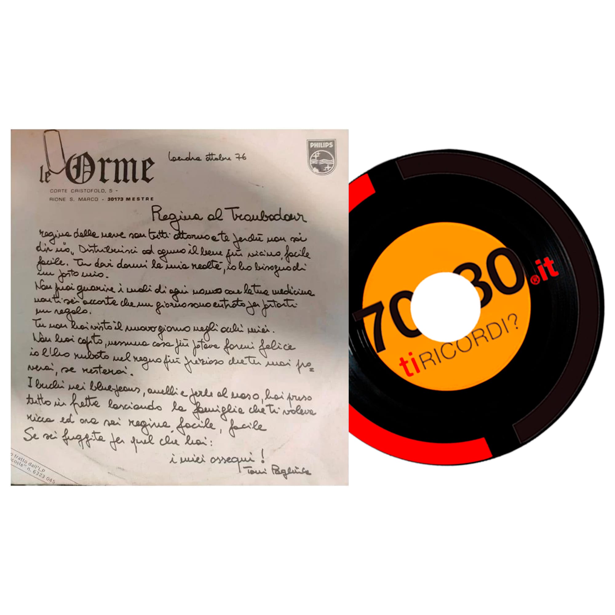 SETTANTAxOTTANTA: 1976. Regina al Troubadour de Le Orme, disincanto post ’68 tra sesso, droga e decadenza