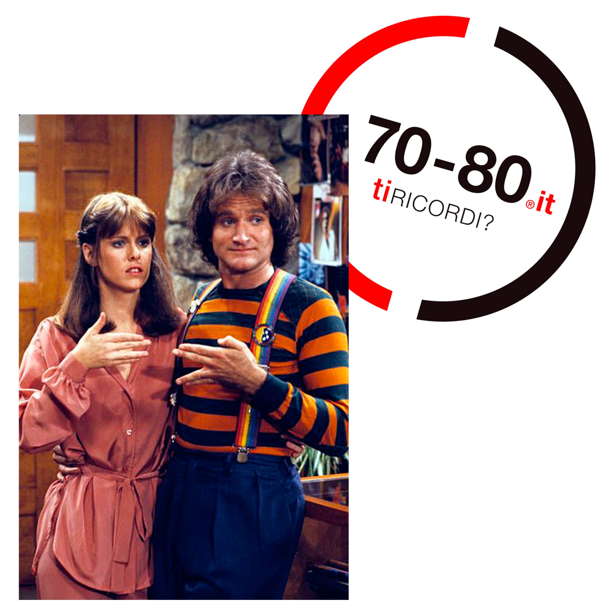 SETTANTAxOTTANTA: 1979. Un anno dopo dalla prima USA, arriva in Italia Mork & Mindy, spin-off di Happy Days fuori dagli schemi