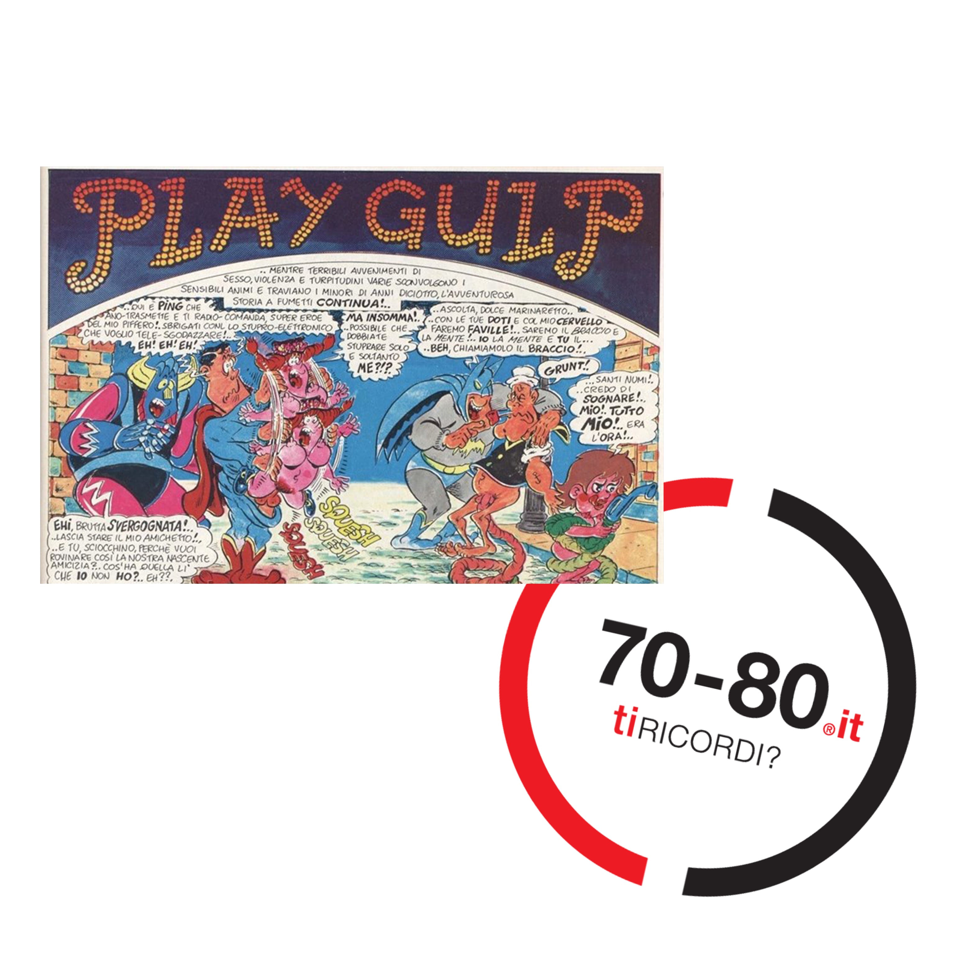 SETTANTAxOTTANTA: 1980. Bonvi sorprende i lettori con Playgulp, il fumetto erotico di Playboy