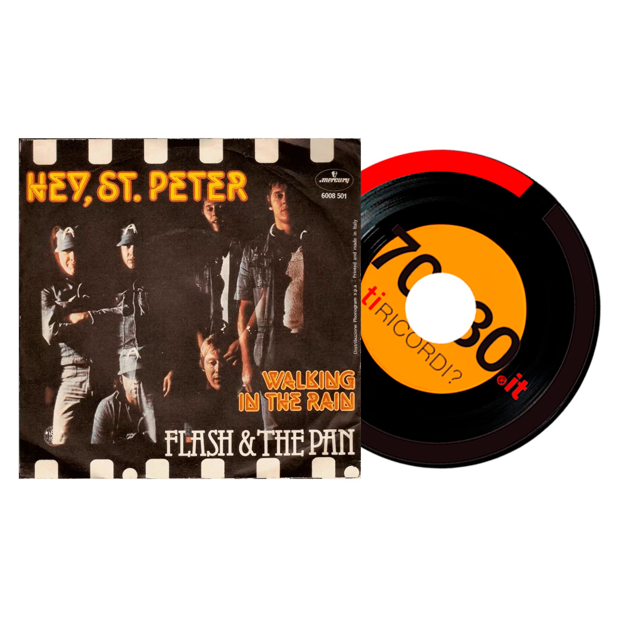 SETTANTAxOTTANTA: 1976. Hey St. Peter degli australiani Flash & The Pan, lato A umiliato da Walking in the rain