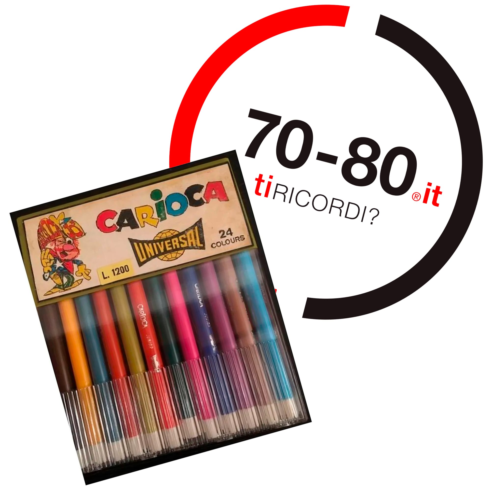 SETTANTAxOTTANTA: Pennarelli Carioca