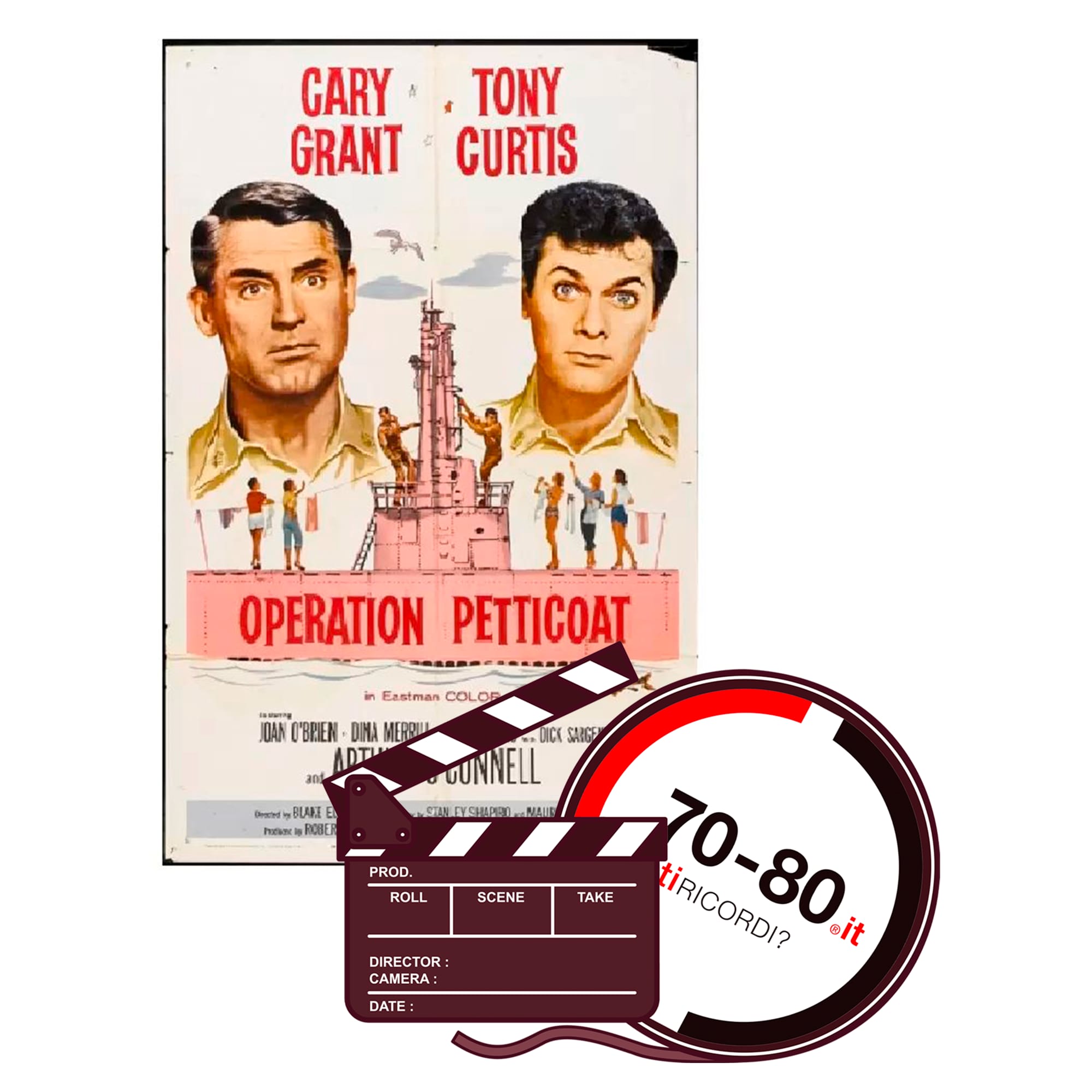 SETTANTAxOTTANTA: 1960. Operazione Sottoveste arriva nei cinema italiani. Protagoniste le vicende di un sottomarino rosa