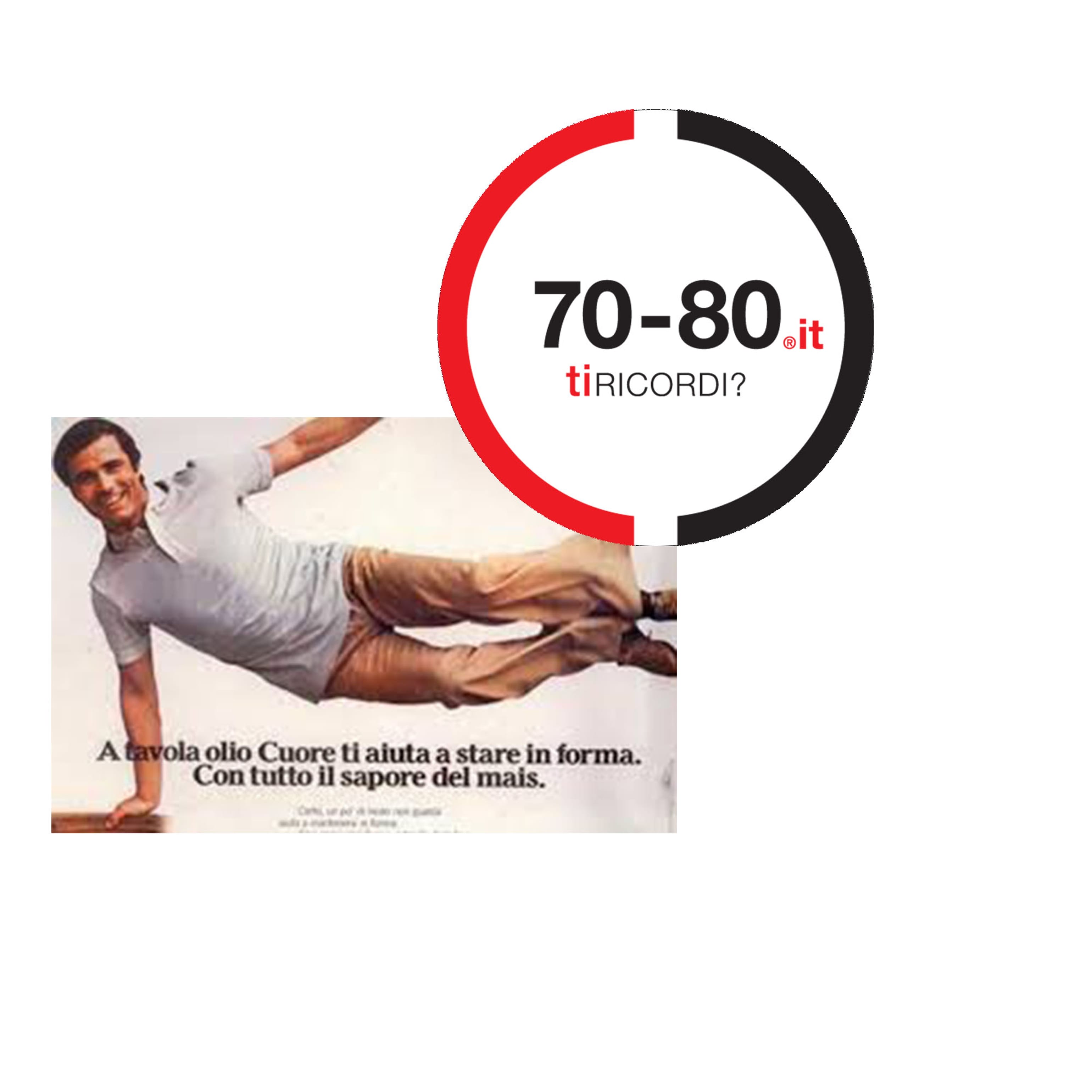 SETTANTAxOTTANTA :1981. Nino Castelnuovo salta la staccionata per essere in forma con lʼolio