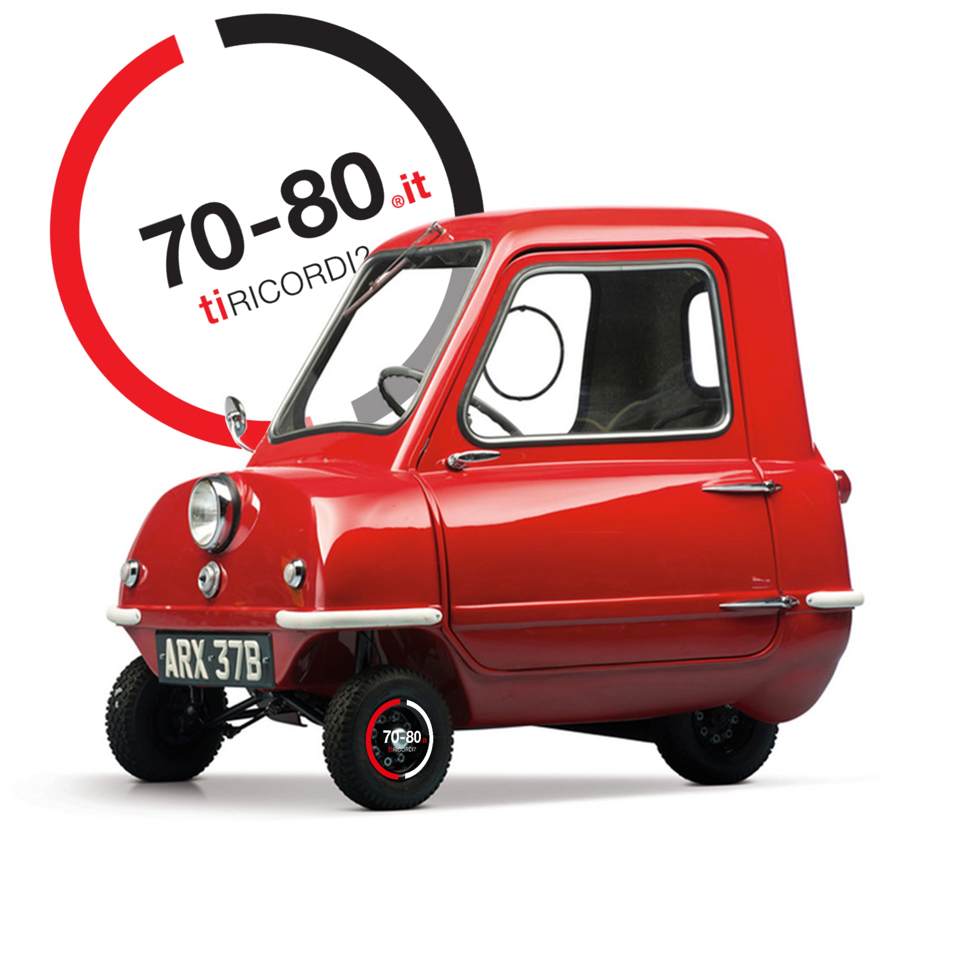 SETTANTAxOTTANTA: Anni 60. La Peel P50 è l’auto più piccola al mondo. Contiene un adulto e non ha la retromarcia