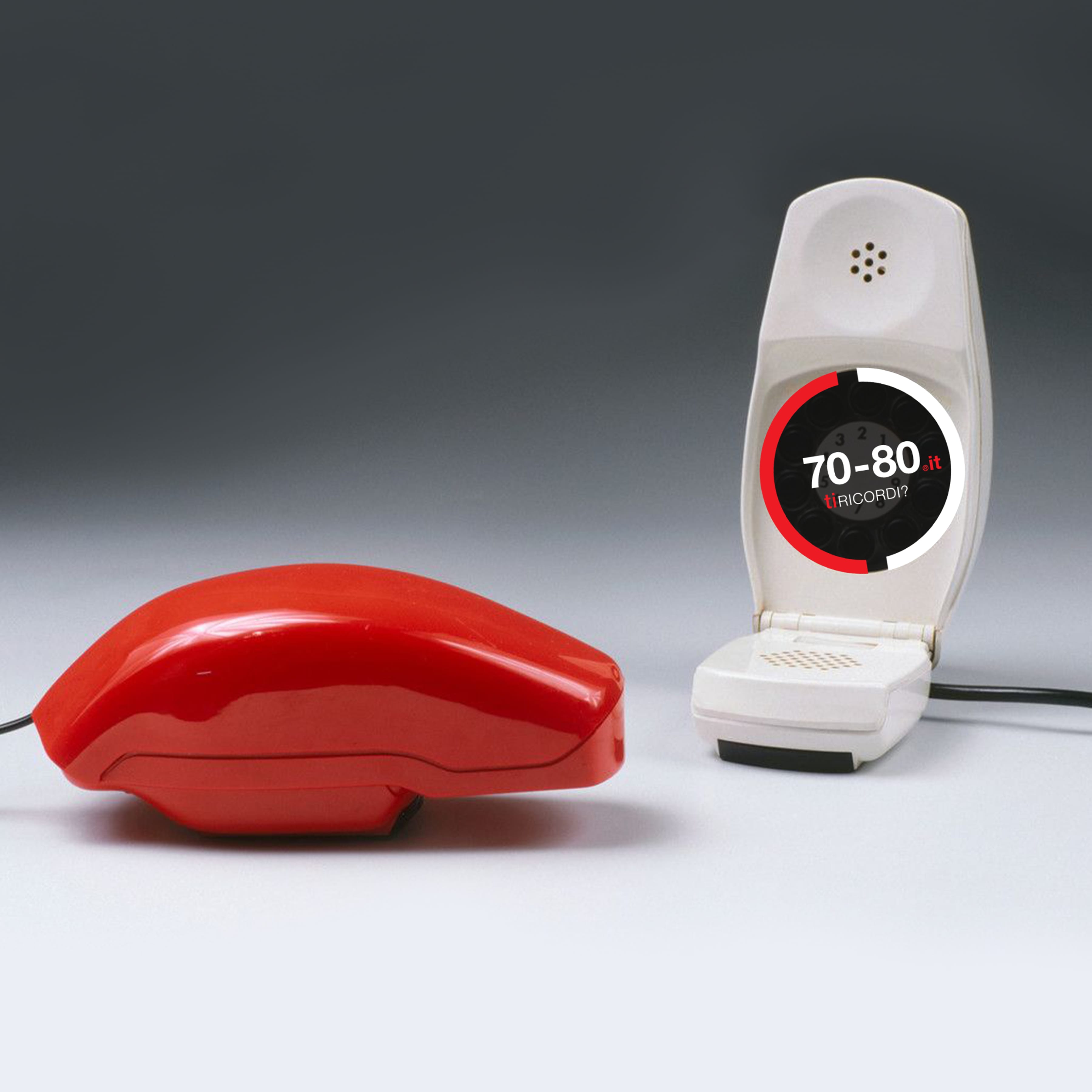 SETTANTAxOTTANTA: 1965 Grillo, il telefono dal design accattivante, rivoluziona il concetto di apparecchio telefonico e ispira i cellulari anni 90