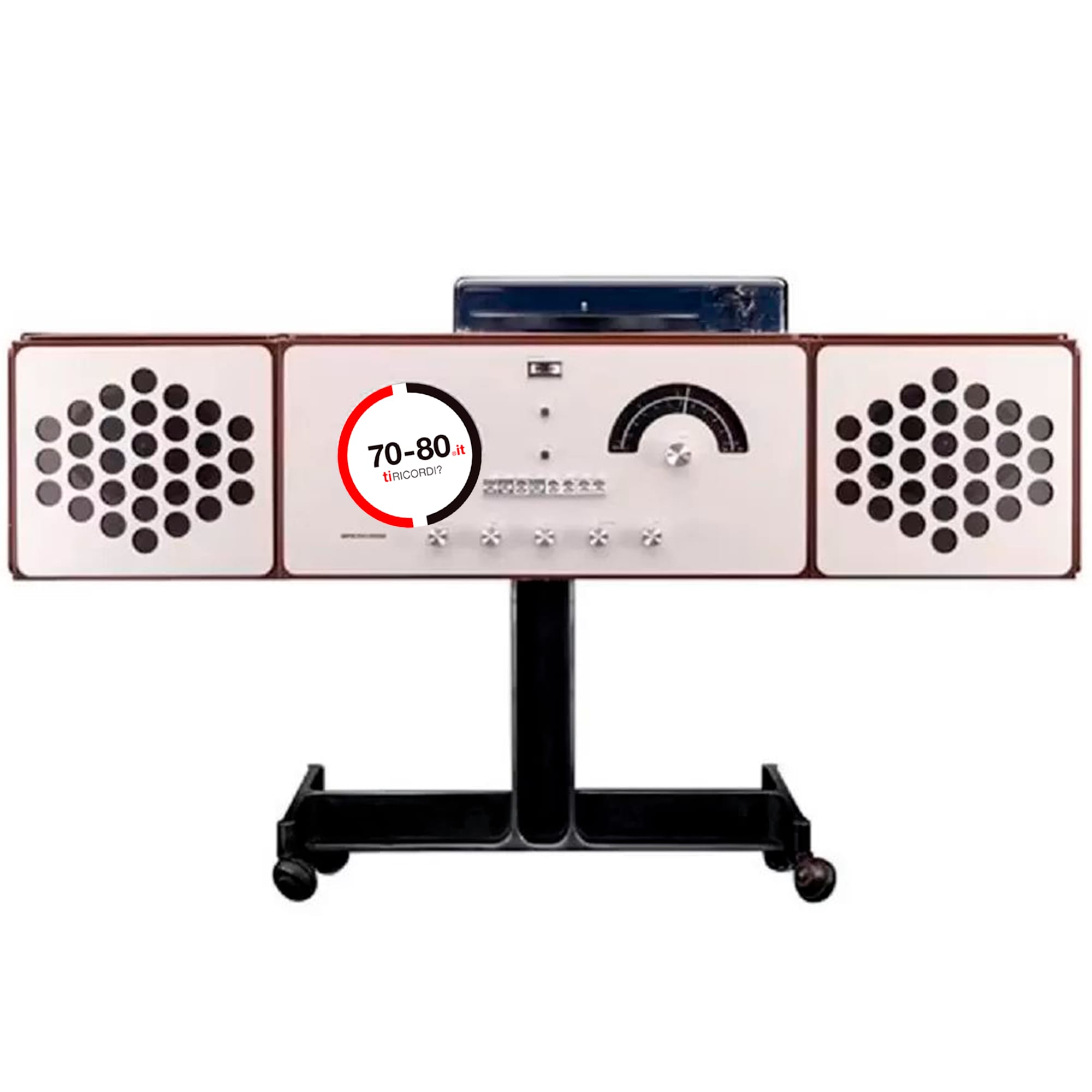 SETTANTAxOTTANTA: 1965. Il radiofonografo Brionvega RR126 entra nelle case degli italiani e li conquista con l’aspetto sorridente