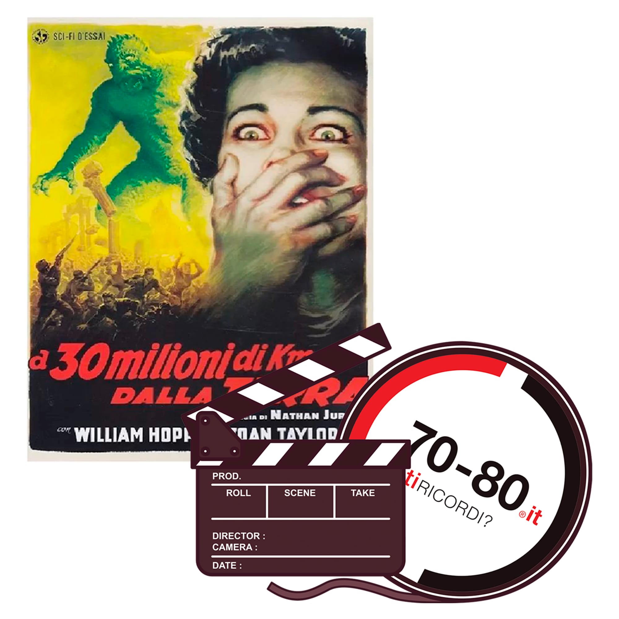 SETTANTAxOTTANTA: 1957. A 30 milioni di km dalla Terra. Il mostro Ymir terrorizza Roma e fa il verso a King Kong in cima al Colosseo