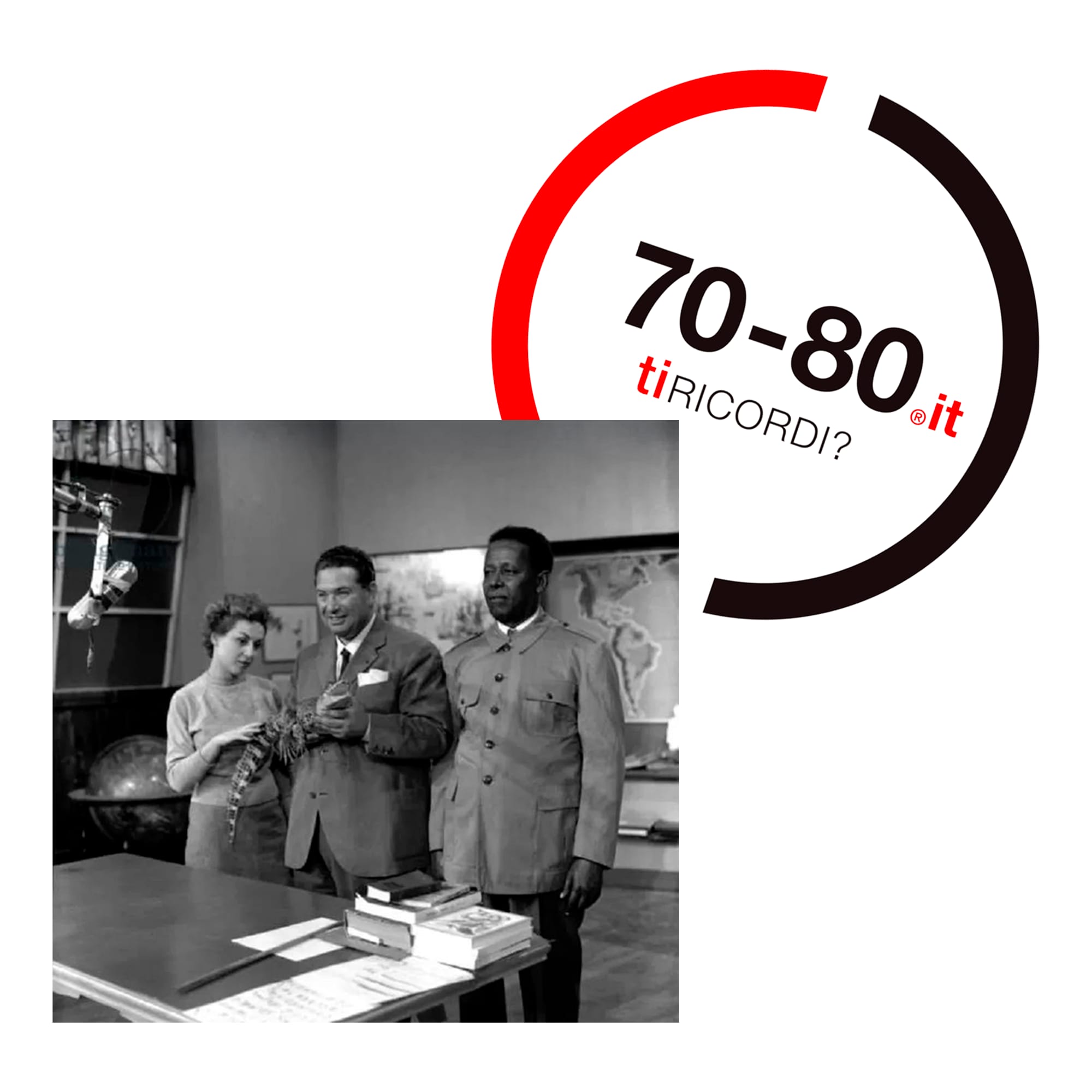 SETTANTAxOTTANTA: 1956. Quando un coccodrillo costrinse la Rai a sospendere le trasmissioni. In Tv c’era Angelo Lombardi