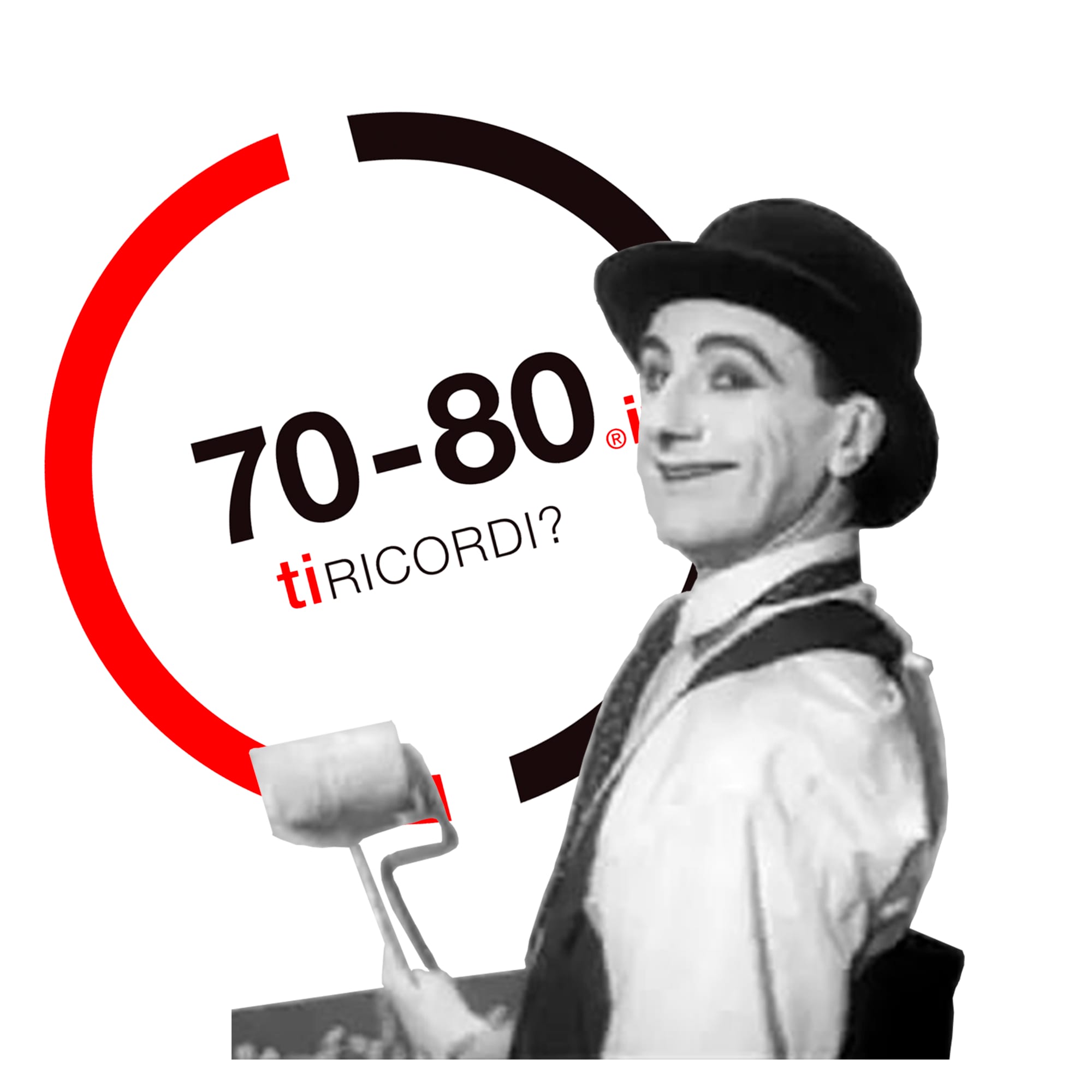 SETTANTAxOTTANTA: 1958. Febo Conti è il perfetto sosia di Ridolini. A Carosello tornano le comiche americane con gli inseguimenti e le torte in faccia