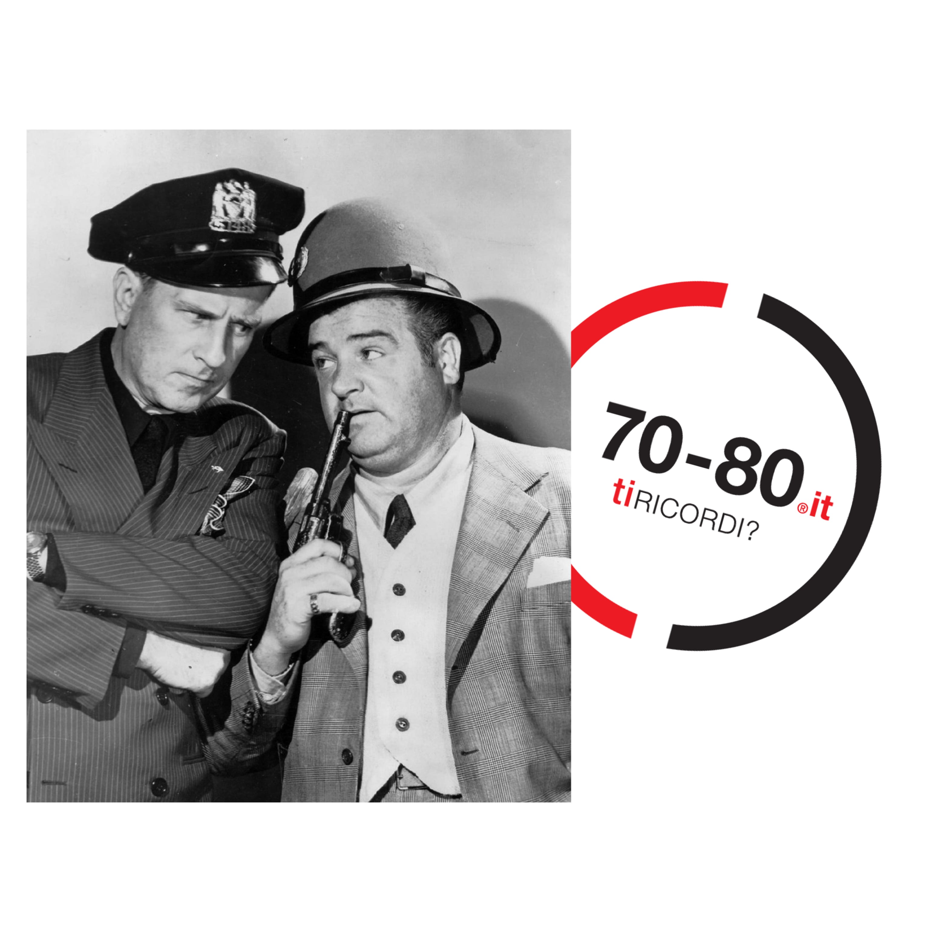 SETTANTAxOTTANTA: Anni 50. Dagli Stati Uniti arrivano in Italia Abbott e Costello, più noti come Gianni e Pinotto