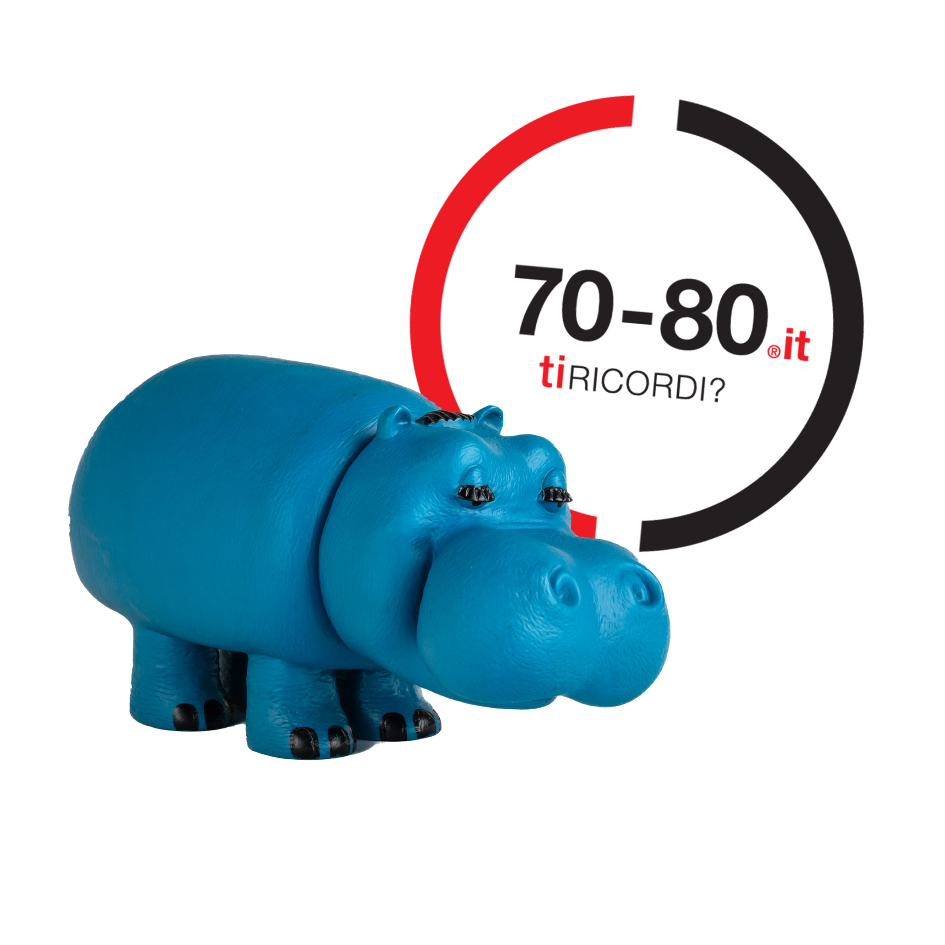 SETTANTAxOTTANTA: 1966. A Carosello arriva l’ippopotamo Pippo. Di colore azzurro veniva mosso all’interno da due persone