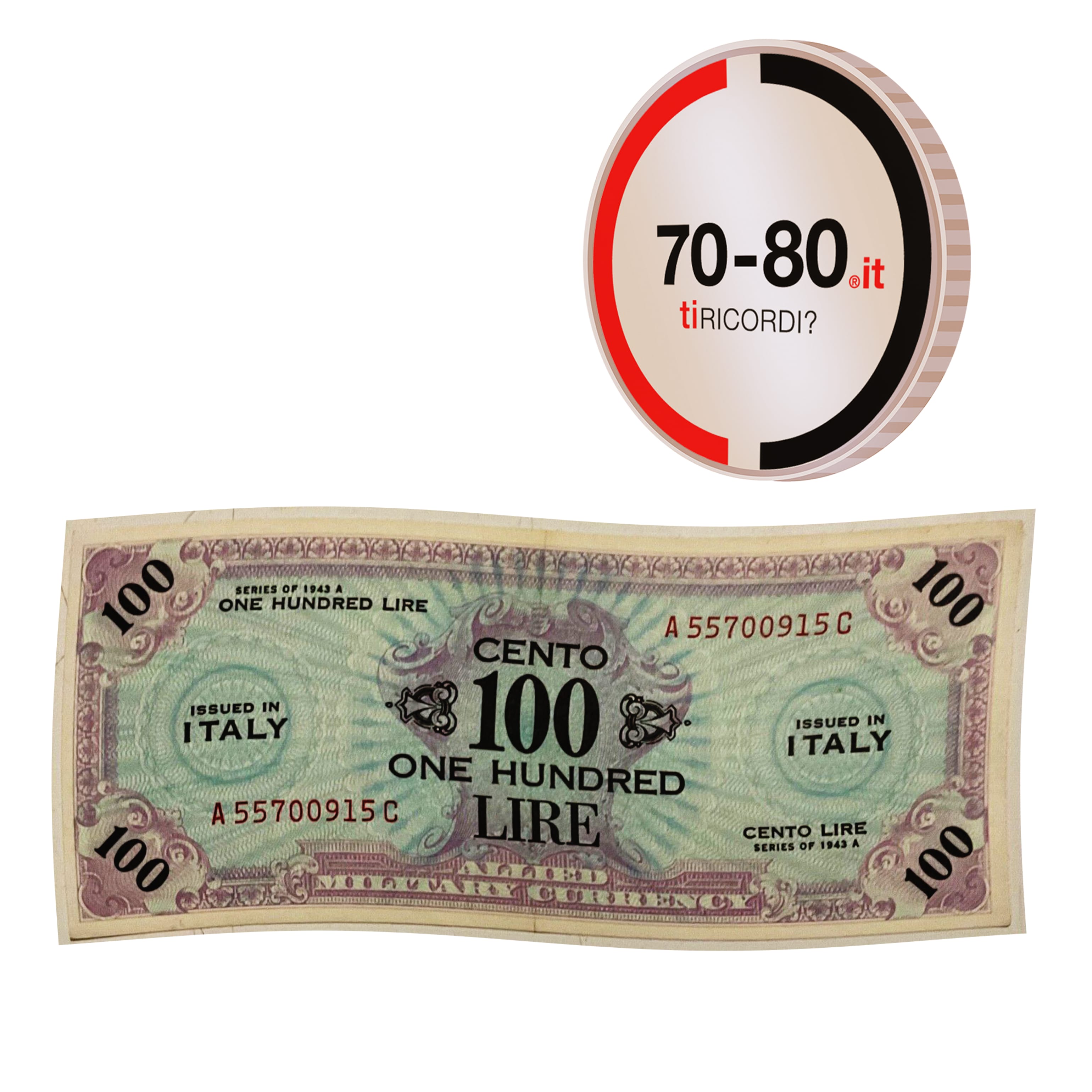 SETTANTAxOTTANTA: Anni 40-50. Le AM Lire sbarcano in Italia. Stampate in due lingue, divengono rarità da collezione