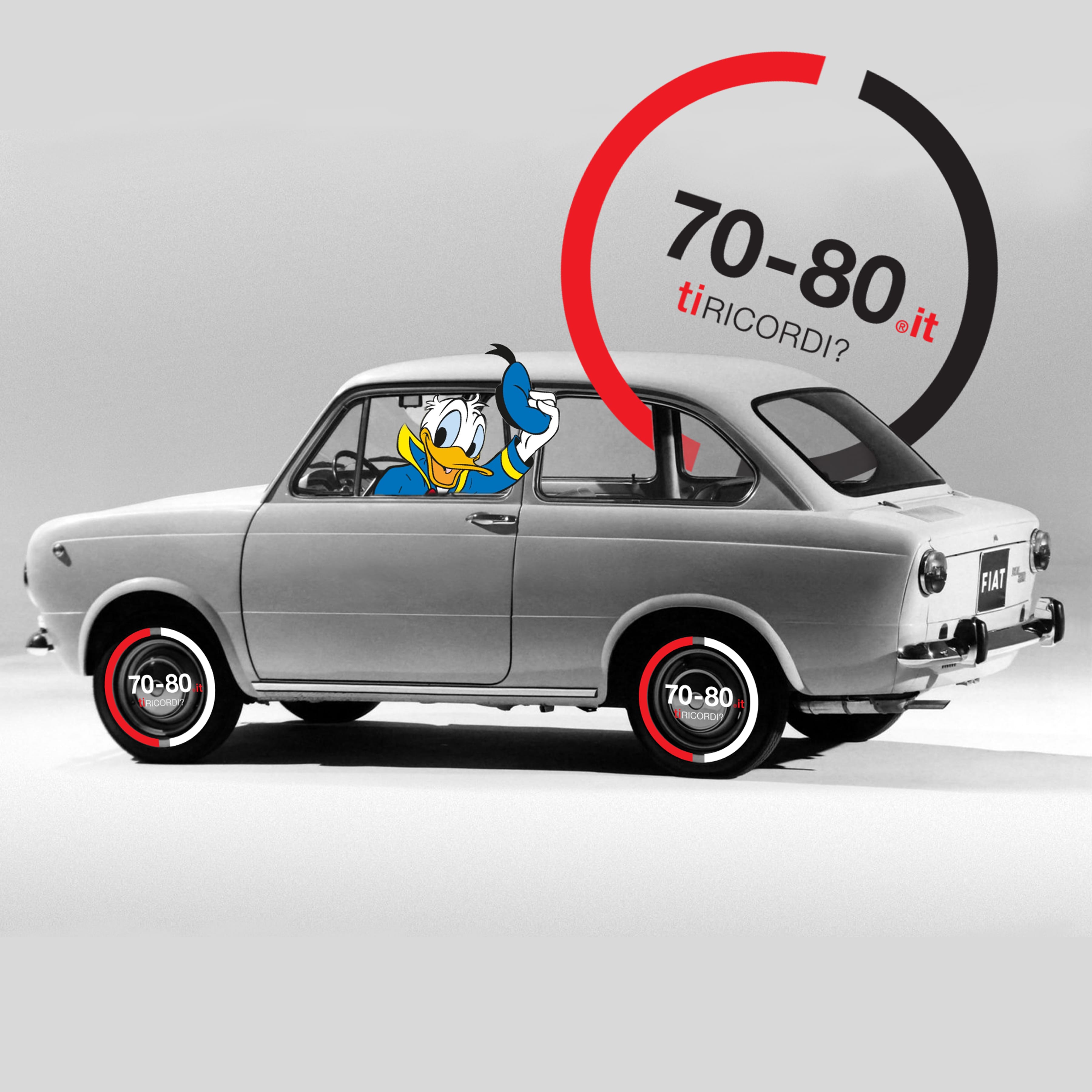 SETTANTAxOTTANTA: 1964. La Fiat 850 diventa l’auto di Paperino alle Olimpiadi di Tokio, la prima storia a fumetti promozionale d’Italia