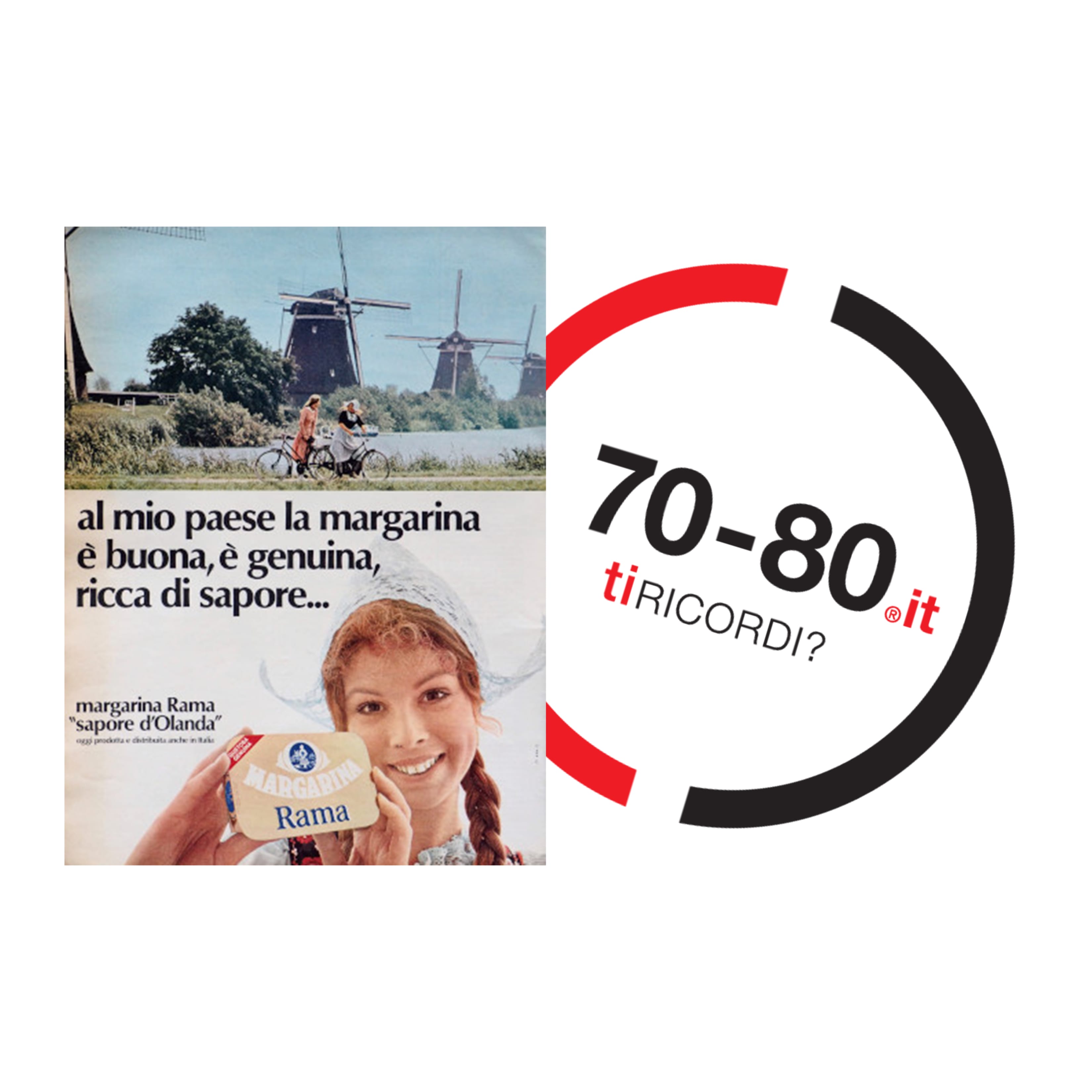 SETTANTAxOTTANTA: Anni 70. Grazie a una pubblicità gli italiani abbandonano burro e olio extra vergine a favore della margarina