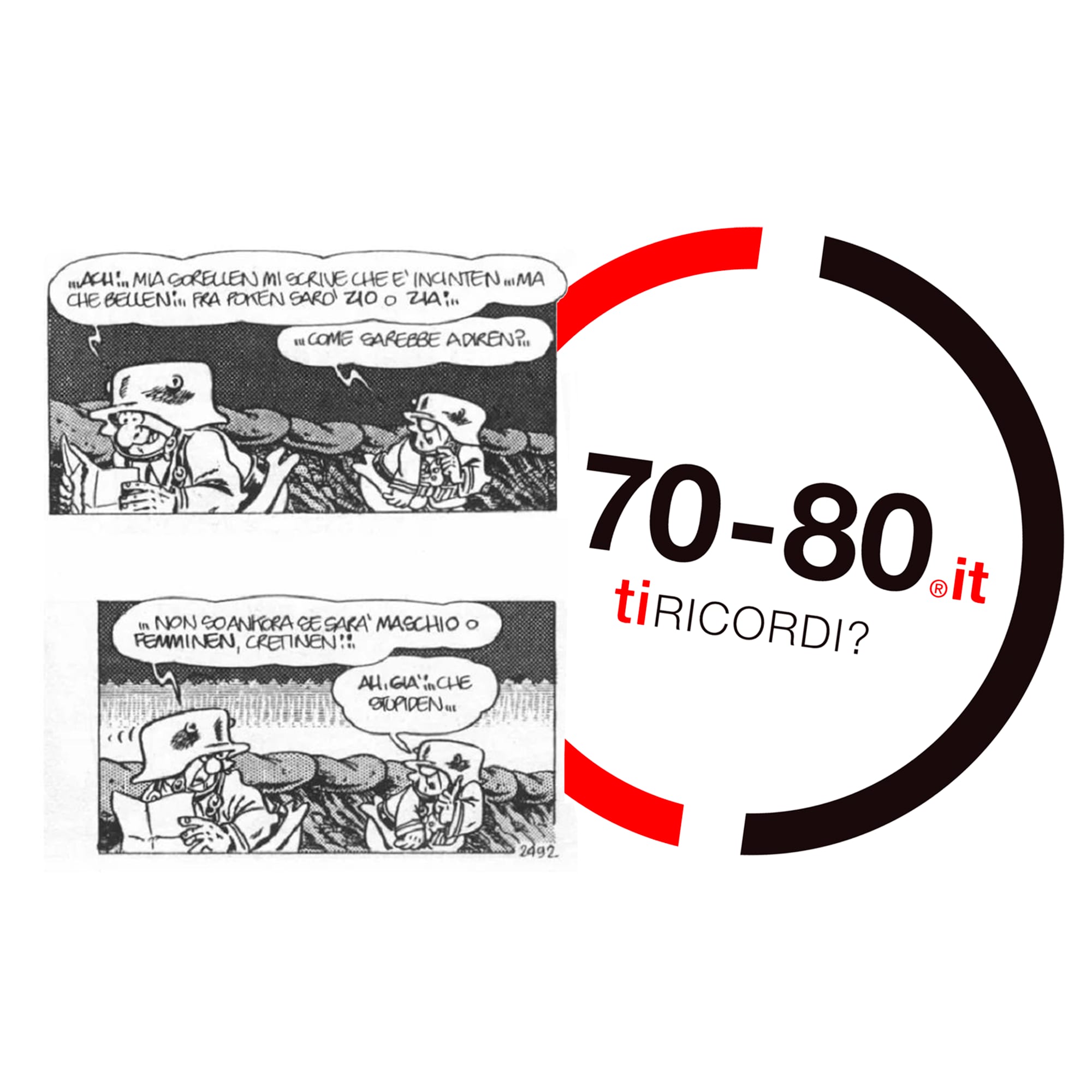 SETTANTAxOTTANTA: 1968. Le Sturmtruppen invadono le edicole. E’ il primo fumetto dove anziché protagonisti stabili ci sono anonimi soldati