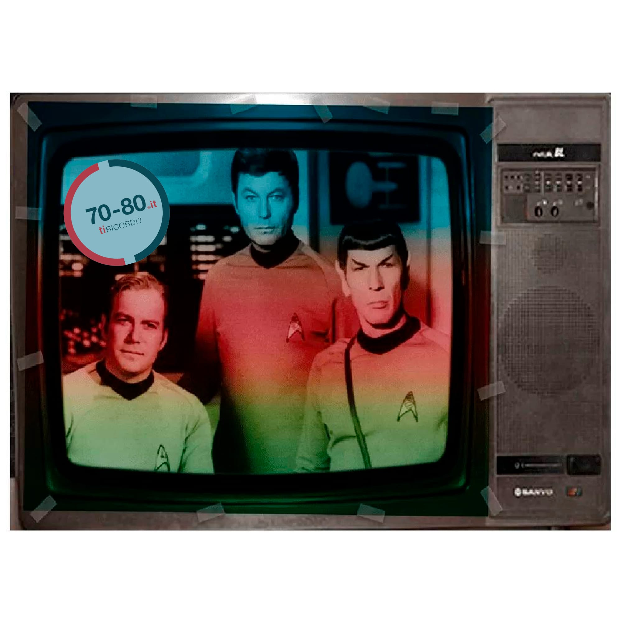 SETTANTAxOTTANTA: Anni 70. Far diventare a colori la tv in bianco nero con lo schermo a fasce per 1990 lire.