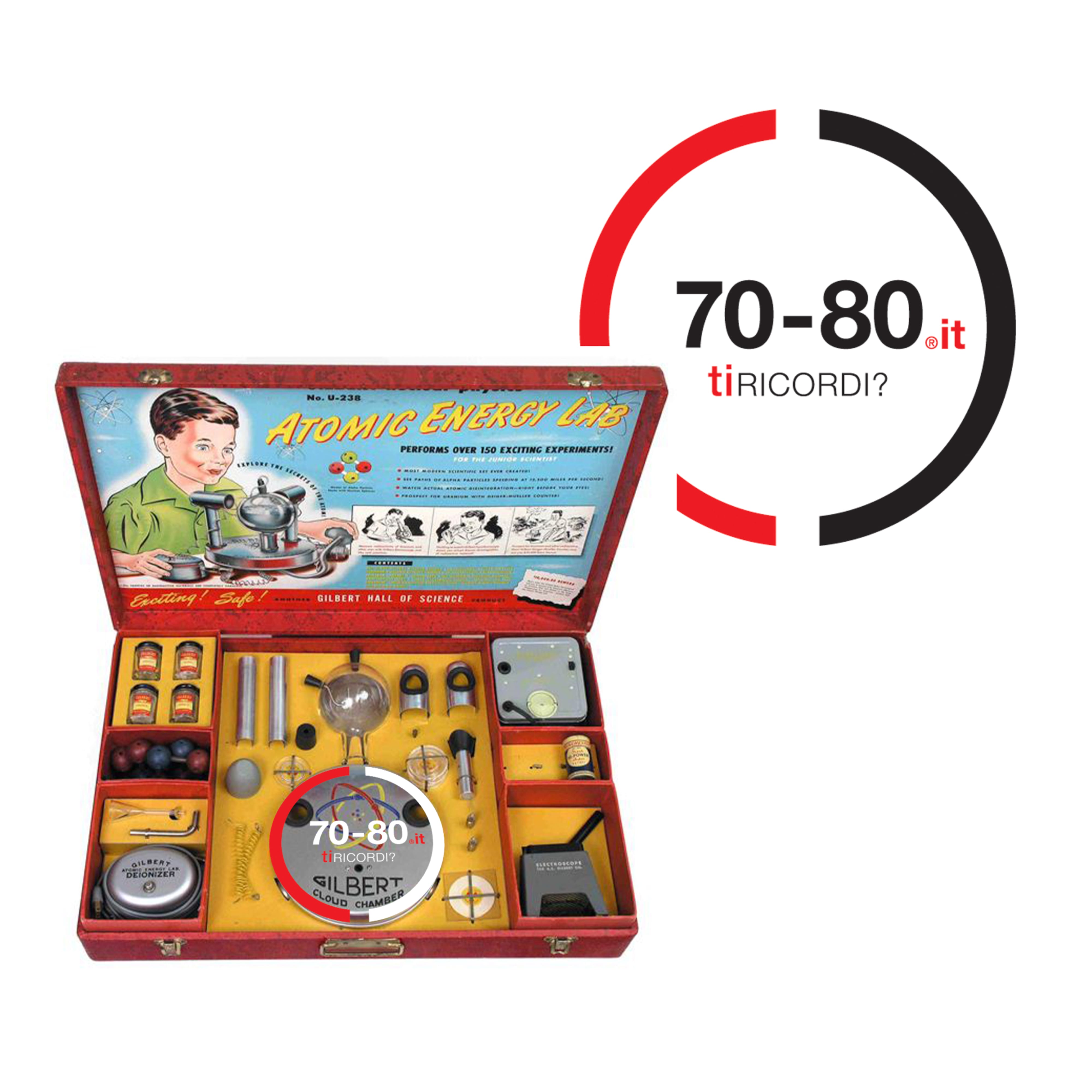 SETTANTAxOTTANTA: Anni 50-60. Arriva il kit atomico per bambini, erede del piccolo chimico. È definito uno dei giocattoli più pericolosi