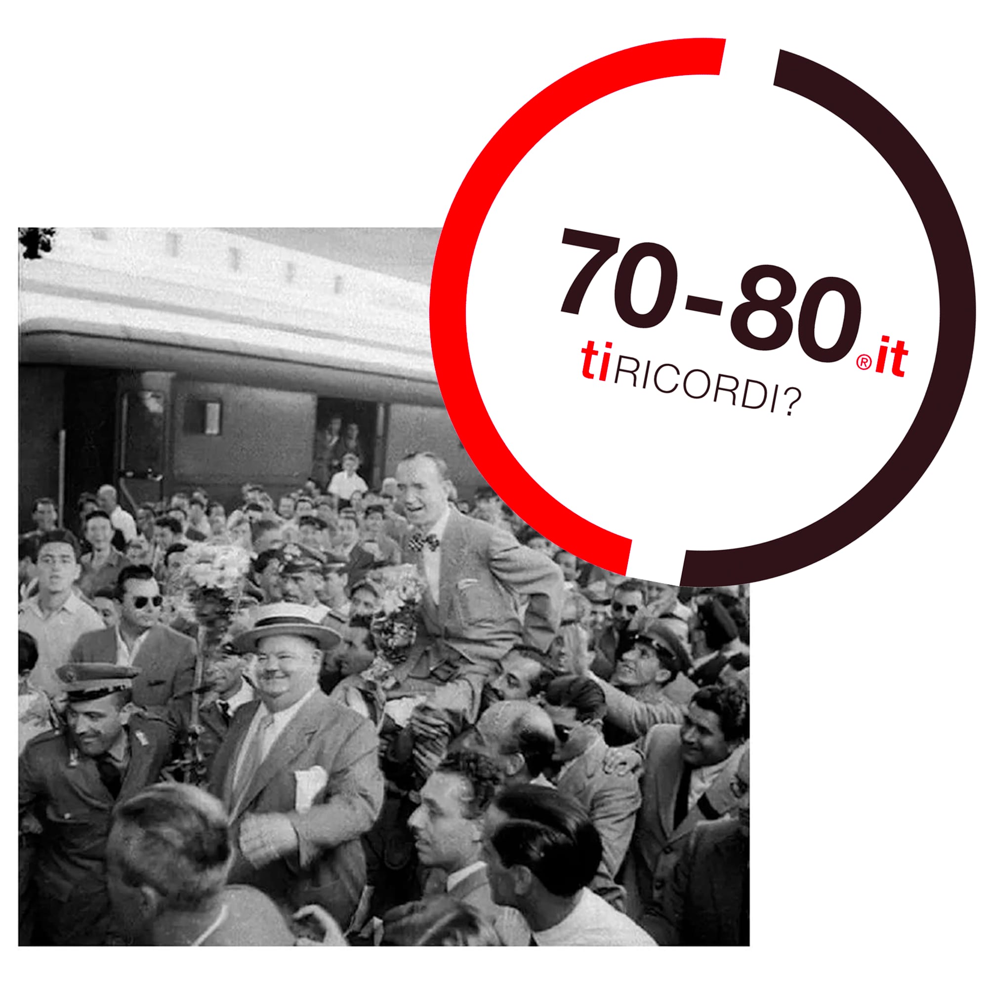 SETTANTAxOTTANTA: 1950. Stanlio e Ollio arrivano in Italia. I giornali parlano di un tour promozionale