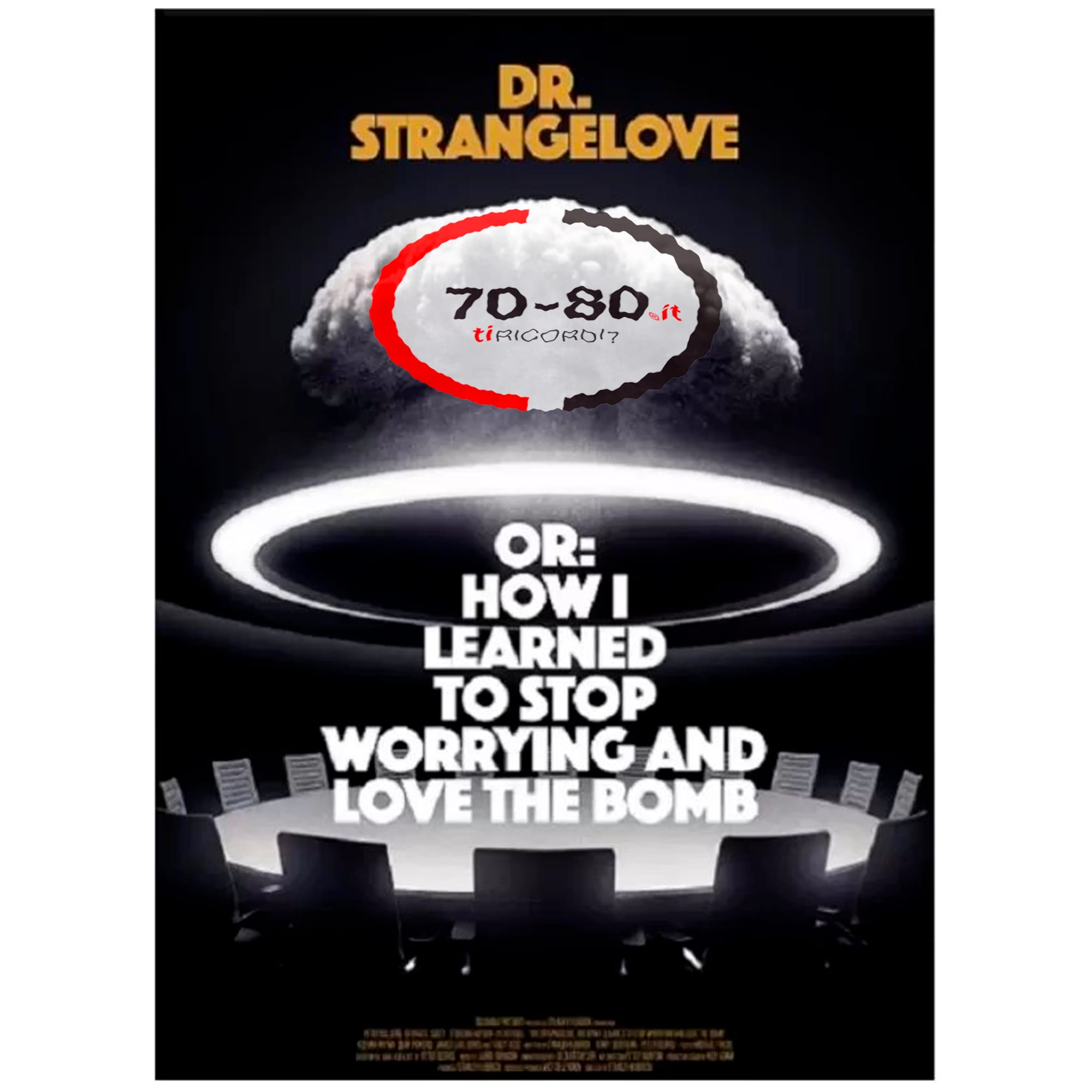 SETTANTAxOTTANTA: 29 gennaio 1964. Esce negli Stati Uniti il Dottor Stranamore, il film di Stanley Kubrick sulla minaccia nucleare